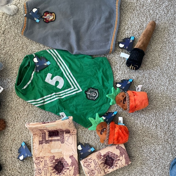 Bark Dog Barkbox Harry Potter Maurader Map Wand Slytherin Sweater